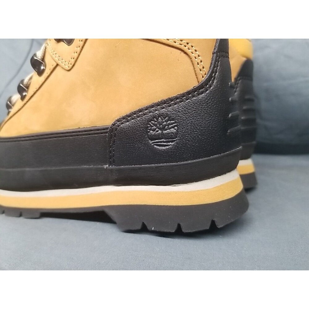 Timberland Boys Euro Hiker Shell Toe Boot Waterproof Wheat Size 5.5 NEW IN BOX! - Picture 7 of 13